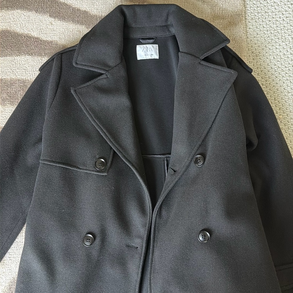 Girls Zara warm coat wool